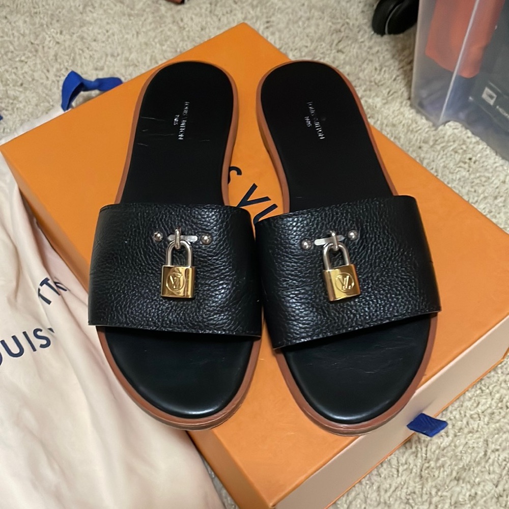 Louis Vuitton lock flats